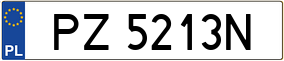 Truck License Plate